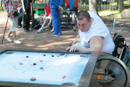 В Калининском районе Петербурга открылся новый спортивный комплекс для инвалидов